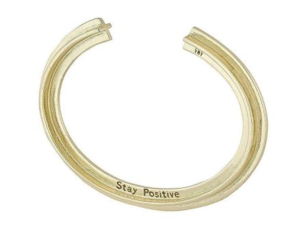 Plus Sign Stay Positive Bracelet Online Sale