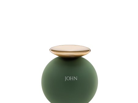 K1071   Crescent Sphere Keepsake Urn Sage Green & Bru Gold For Cheap