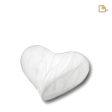 H669   Heart Child Urn Pearl White Hot on Sale