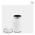 K297   Blessing Keepsake Urn Pearl White & Pol Silver Online