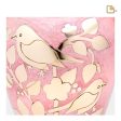 A281   BlessingBirds Standard Adult Urn Pearl Pink & Pol Gold Discount