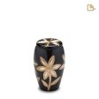 K503   Majestic Lilies Keepsake Urn Midnight & Bru Pewter Hot on Sale