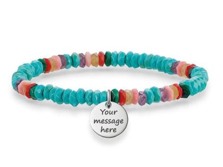 Engravable Turquoise Bracelet Discount