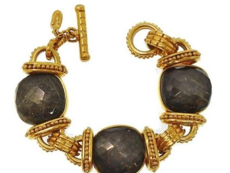 Labradorite Three Stone Bracelet Online