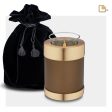 T662   Tealight Urn Auburn & Bru Gold on Sale