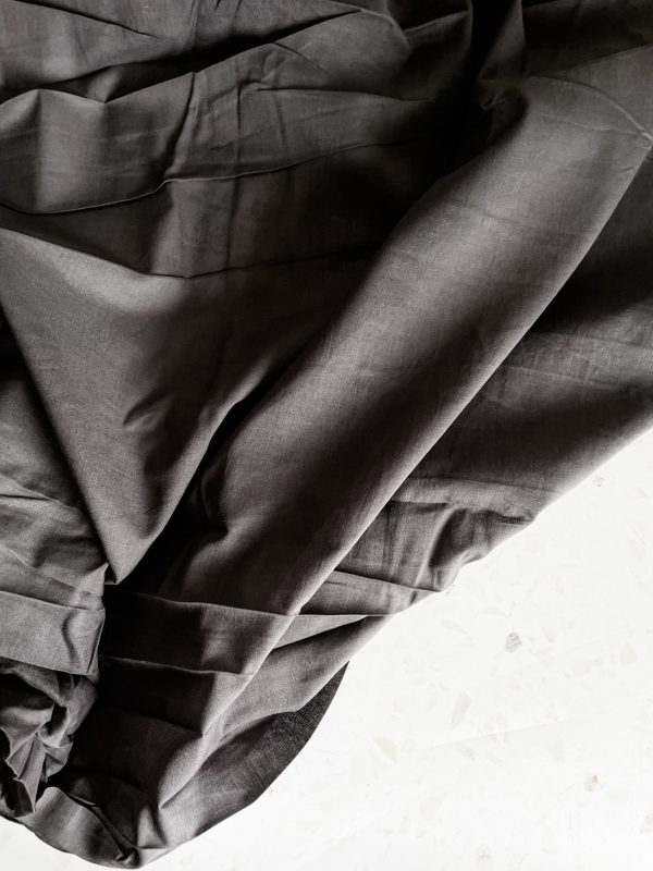 Merchant & Mills Organic Cotton Voile – Battleship Gray Hot on Sale