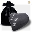 P640M   Medium Heart Pet Urn Pearl Midnight & Bru Pewter Online now