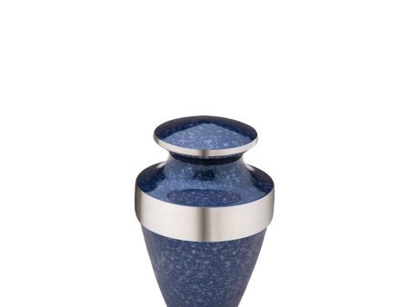 K420   Eternity Keepsake Urn Speckled Indigo & Bru Pewter For Discount