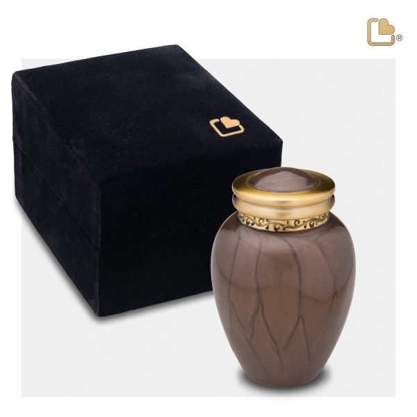 K291   Blessing Keepsake Urn Pearl Bronze & Bru Gold Hot on Sale