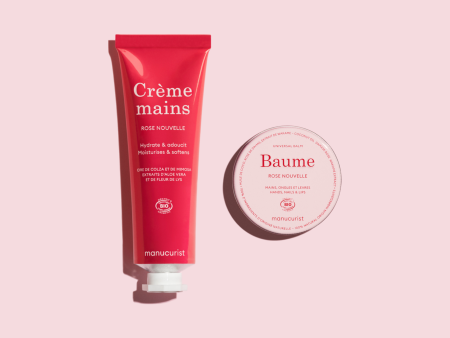 Cosmos Organic Duo Rose Hand Cream & Rose Balm Cheap