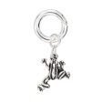 Tree Frog Charm in Silver Supply