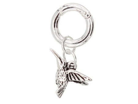 Hummingbird Charm in Silver Sale