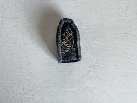 Black Leather Thimble on Sale