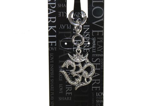 Rustic Silver Om  Breathe  Fashion