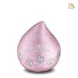 P644M   LoveDrop Medium Pet Urn Pink & Bru Pewter Hot on Sale