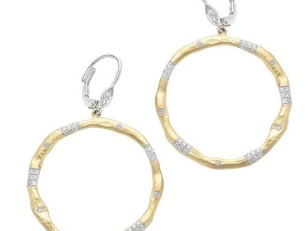 Diamond Hoop Earrings Hot on Sale