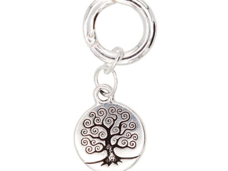 Tree Of Life Charm in Silver Cheap