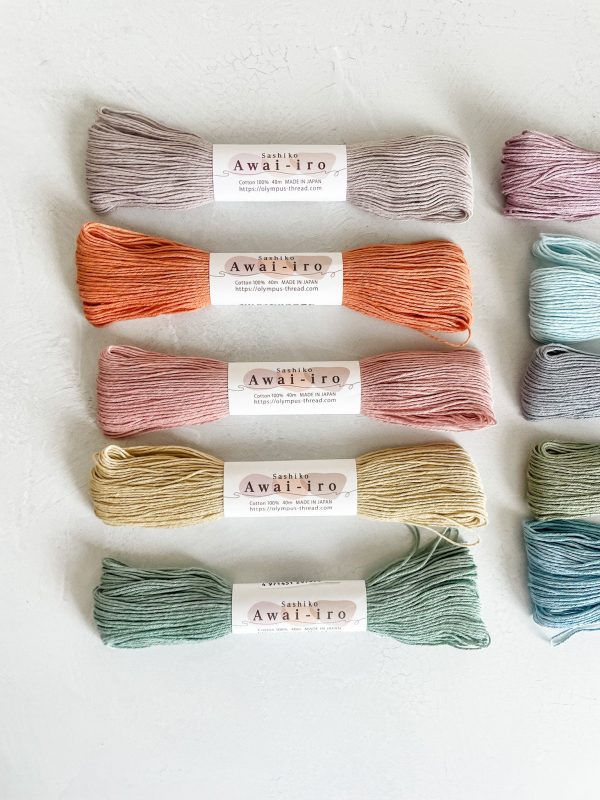 Awai-Iro (Pastel) Sashiko Thread Discount