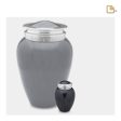 K292   Blessing Keepsake Urn Pearl Midnight & Pol Silver Online now