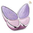 A1040   Wings of Hope Standard Adult Urn Pearl Lavender & Pol Silver Cheap