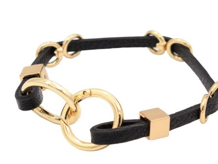 Black Magic Avril Bracelet with Accents in 3 metal tones-Wholesale Online Hot Sale