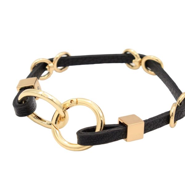 Black Magic Avril Bracelet with Accents in 3 metal tones-Wholesale Online Hot Sale