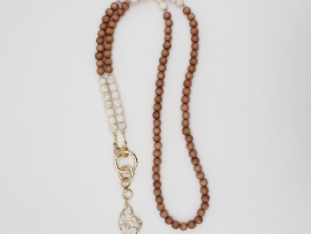 Y om Mala - Rosewood & Ivory Howlite For Sale