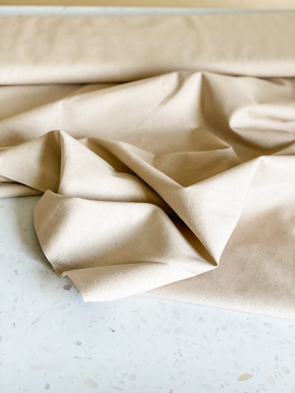 Essex Linen Wide – Natural For Cheap