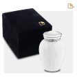 K297   Blessing Keepsake Urn Pearl White & Pol Silver Online