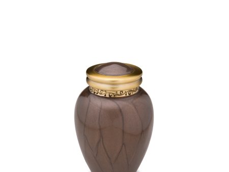 K291   Blessing Keepsake Urn Pearl Bronze & Bru Gold Hot on Sale