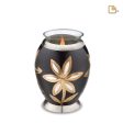 T503   Majestic Lilies Tealight Urn Midnight & Bru Pewter Sale