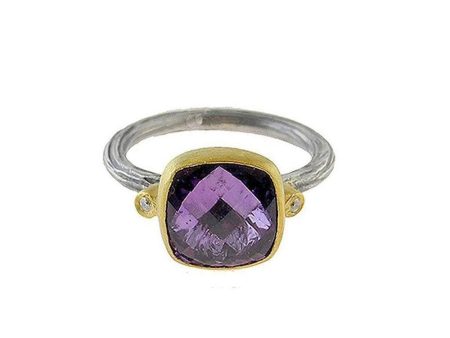 Amethyst Ring With Diamond Online