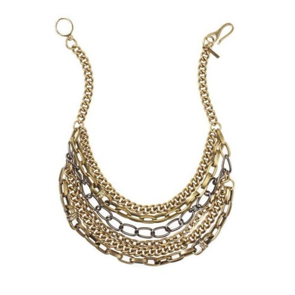 Paige Novick GM gold multi-layered chain necklace Online Hot Sale