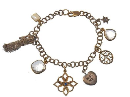 Charm Bracelet Moonstone Bronze Discount