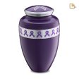 A901   Awareness Standard Adult Urn Purple & Bru Pewter Hot on Sale