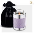 T670   Tealight Urn Pearl Lavender & Pol Silver Cheap