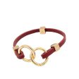 Red Wine Avril Slim with Gold Hardware-Wholesale Discount