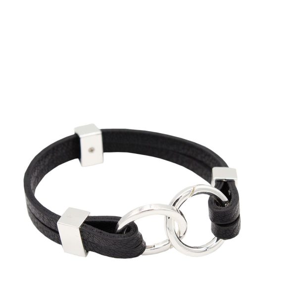 Black Magic Avril Bracelet  - Two Row in 3 metal tones-Wholesale For Cheap