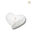 H669   Heart Child Urn Pearl White Hot on Sale