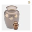 K573   Divine Autumn Leaves Keepsake Urn Bronze & Bru Gold Online Sale