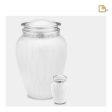 K297   Blessing Keepsake Urn Pearl White & Pol Silver Online