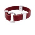 Red Wine Avril Edge Mens Bracelet in 3 metal tones-Wholesale Online now