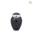 K292   Blessing Keepsake Urn Pearl Midnight & Pol Silver Online now