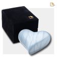 H668   Heart Child Urn Pearl Blue Online now