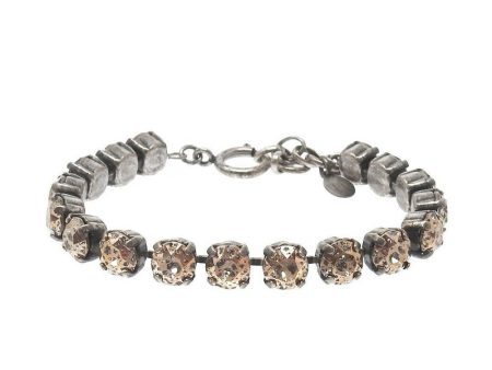 Crystal Tennis Bracelet Iridescent Blush Discount