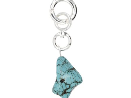 Turquoise Nugget with Silver Hardware Supply