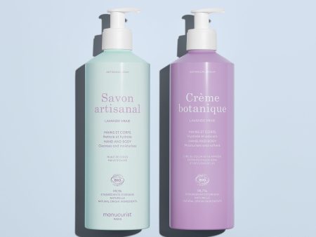 Cosmos Organic Lavender Botanical Cream & Artisan Soap Duo Online Hot Sale