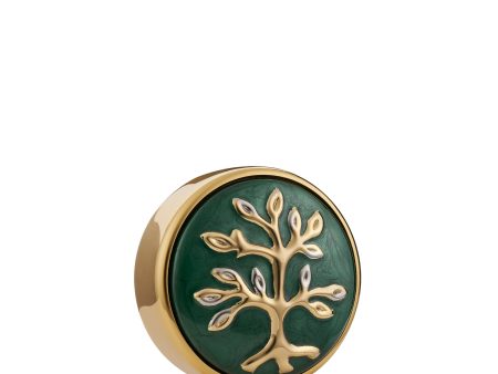 K1100   Tree of Love Keepsake Urn Pearl Green & Pol Gold on Sale