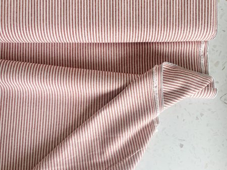 Yarn Dyed Classic Wovens – Strawberry Stripe Online now