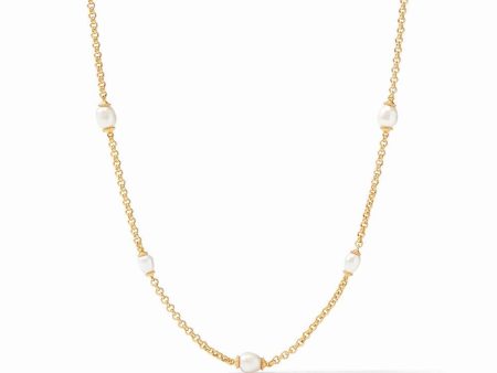 Marbella Pearl Station Necklace on Sale